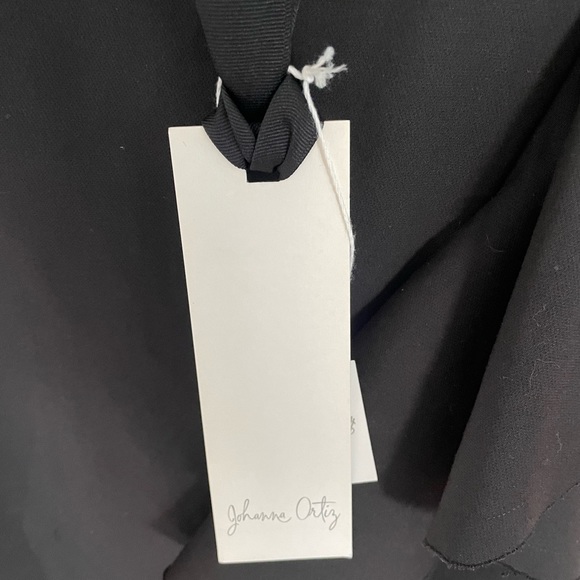 ❤️❤️Final Call NWT JOHANNA ORTIZ  Volveremos Asymmetrical Midi-skirt Black - Picture 10 of 10